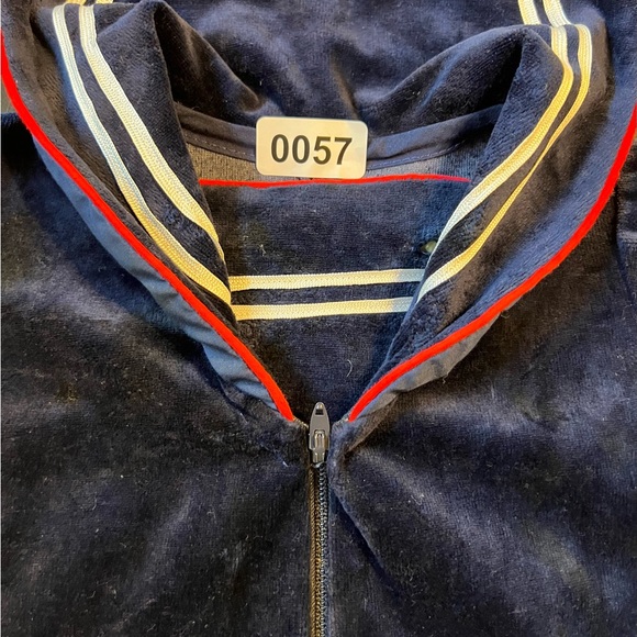 Petit Jardin Size Large Vintage Velvet Sailor Shorts 
Luxe Navy Blue Velour - Picture 15 of 15